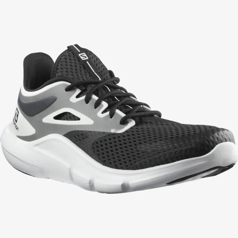 Black / White Salomon Predict Mod Men's Running Shoes | PH 90274X